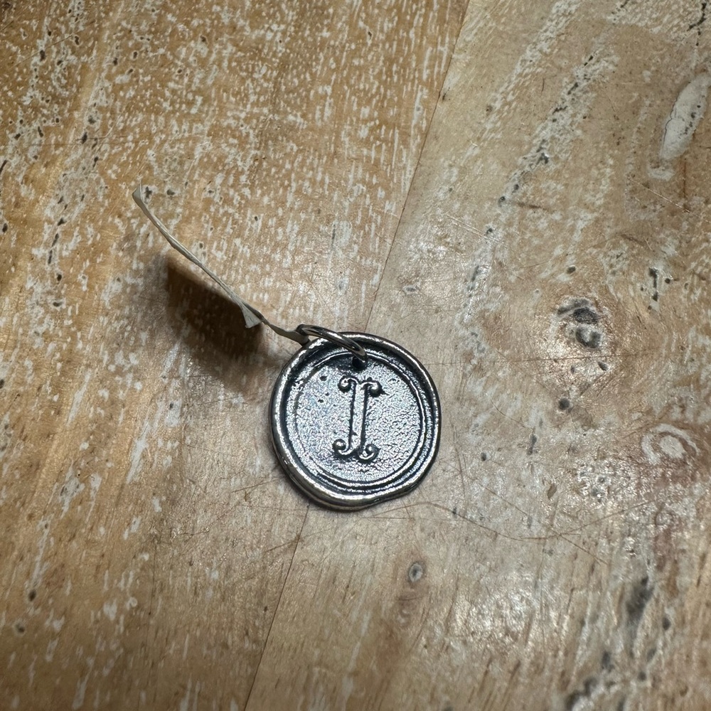 Waxing Poetic Sterling Silver Initial I Pendant